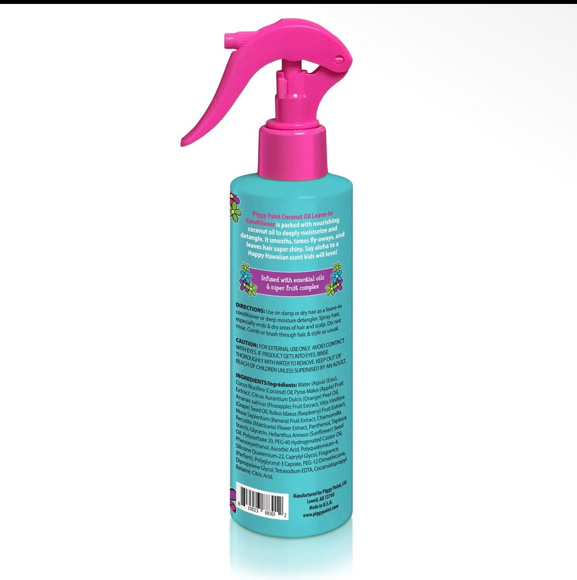 Piggy Paint Non-Toxic Coconut Oil Leave-In Conditioner – Happy Hawaiian