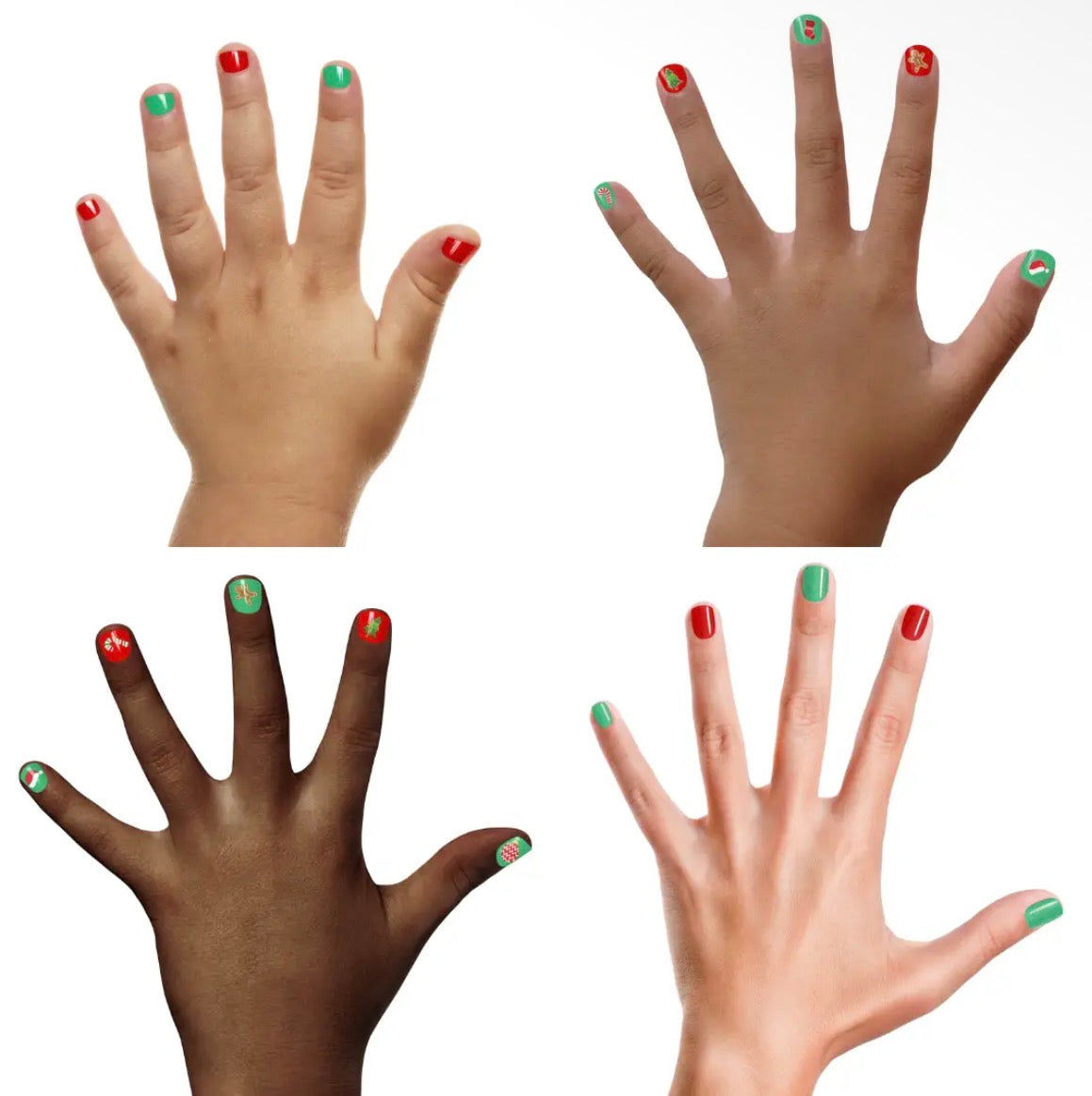 Piggy Paint Oh Holly Jolly Nail Polish Gift Set for Kids