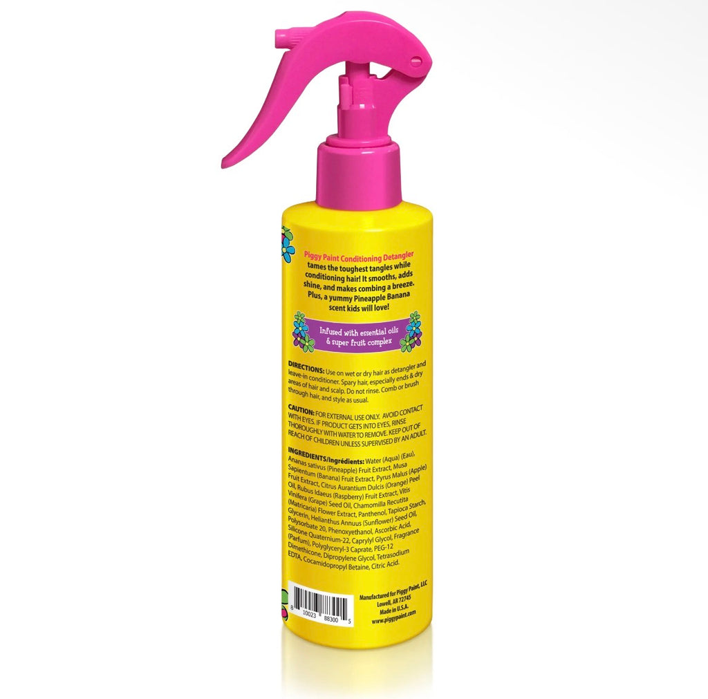 Piggy Paint Conditioning Detangler for Kids – Pineapple Banana