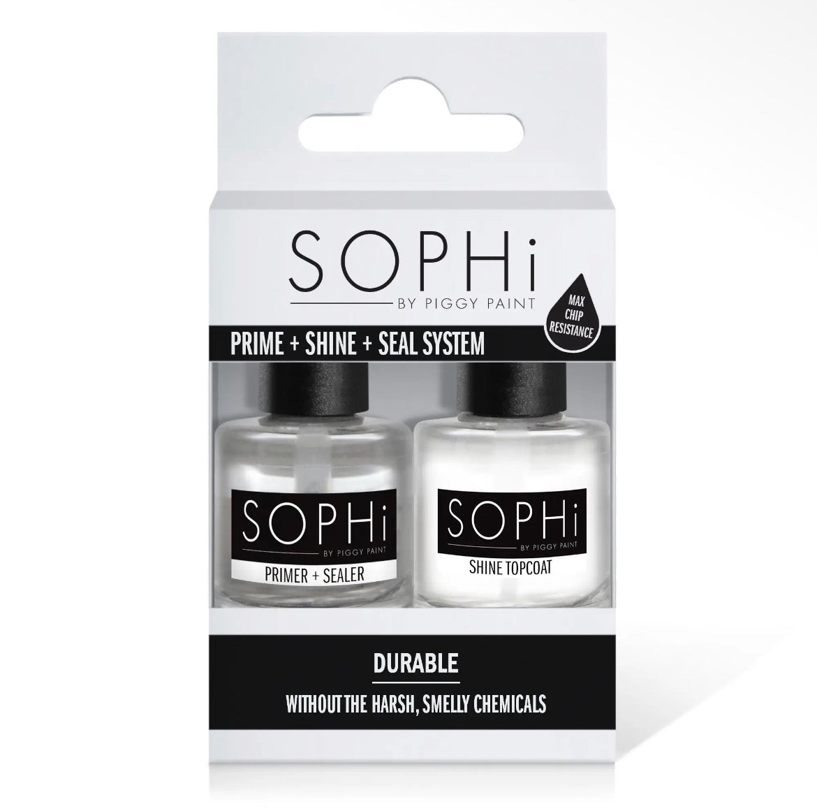 SOPHi by Piggy Paint Prime + Shine + Seal System for Women