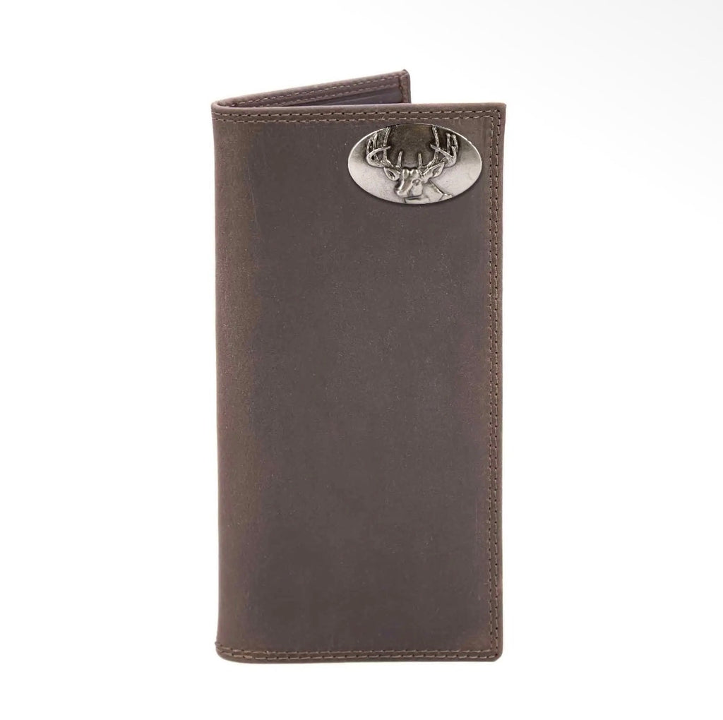 Zep-Pro Buck Leather Roper Wallet for Men – Crazyhorse Brown
