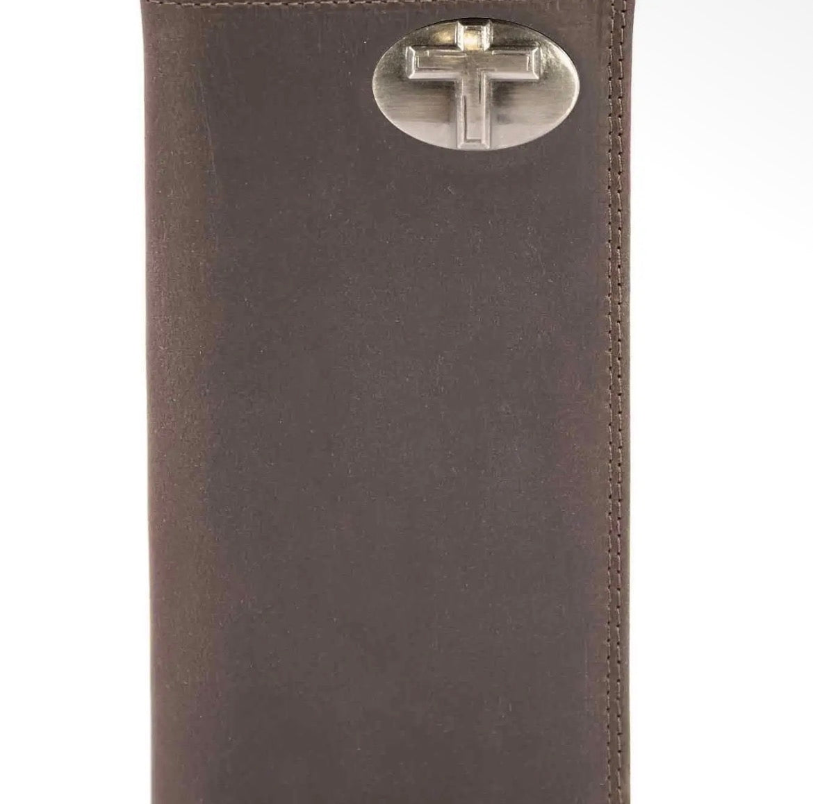 Zep-Pro Cross Leather Roper Wallet for Men – Brown