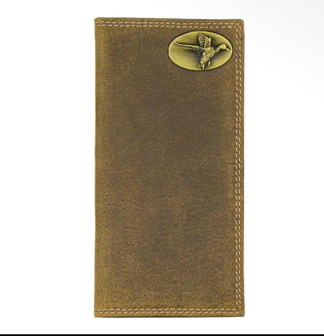 Zep-Pro Mallard Vintage Tan Leather Roper Wallet for Men