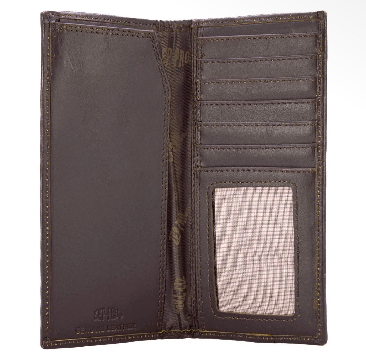 Zep-Pro Shotshell Men's Secretary Old School Leather Wallet