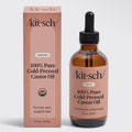 Kitsch Organic 100% Pure Cold-Pressed Castor Oil – 2 fl oz / 60 mL