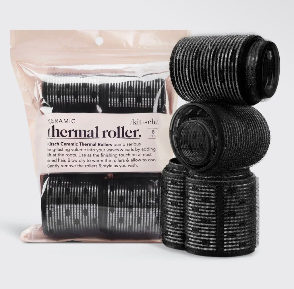 Kitsch Ceramic Thermal Rollers – 8 Pieces